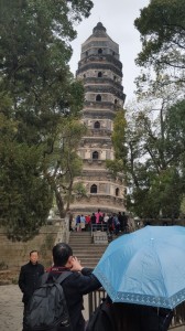 The ancient pagoda at Suzhou.