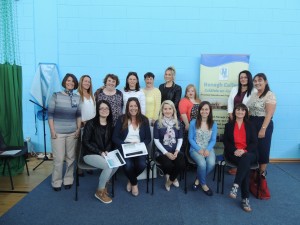 Childcare - ECCE with Special Needs Assistant Class 2015/16 with Course Co-ordinator, Susan Howard and PLC Co-ordinator, Lucinda Dillon.